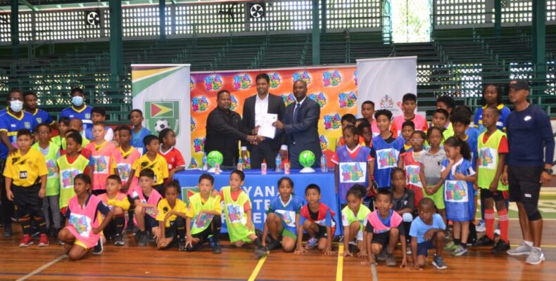 GFF, Guyana Beverages Inc. partner for youth futsal camp