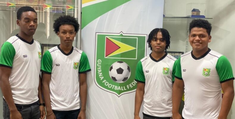 Quartet off to Jamaica on football scholarship facilitated by GFF