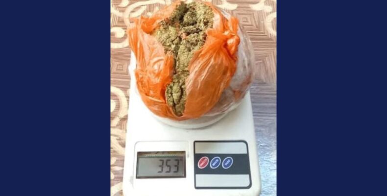 Woman, 36, nabbed with less than one pound of ganja in travelling bag