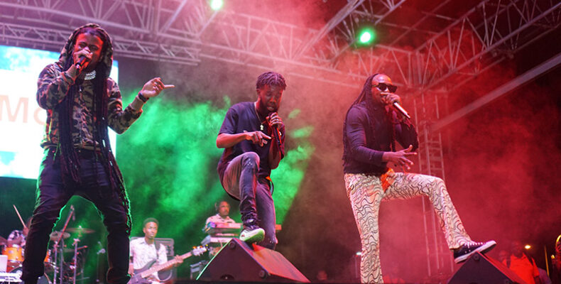 Local artistes perform for hundreds at mega concert